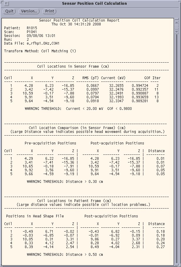 Final Coil Calculation