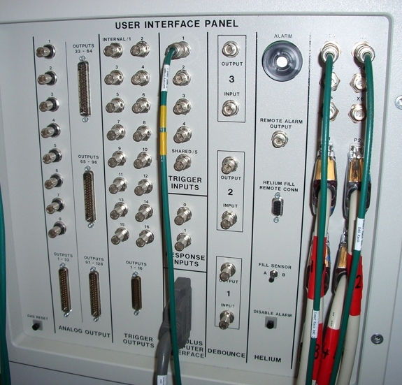 MEG DAS User Interface Panel.