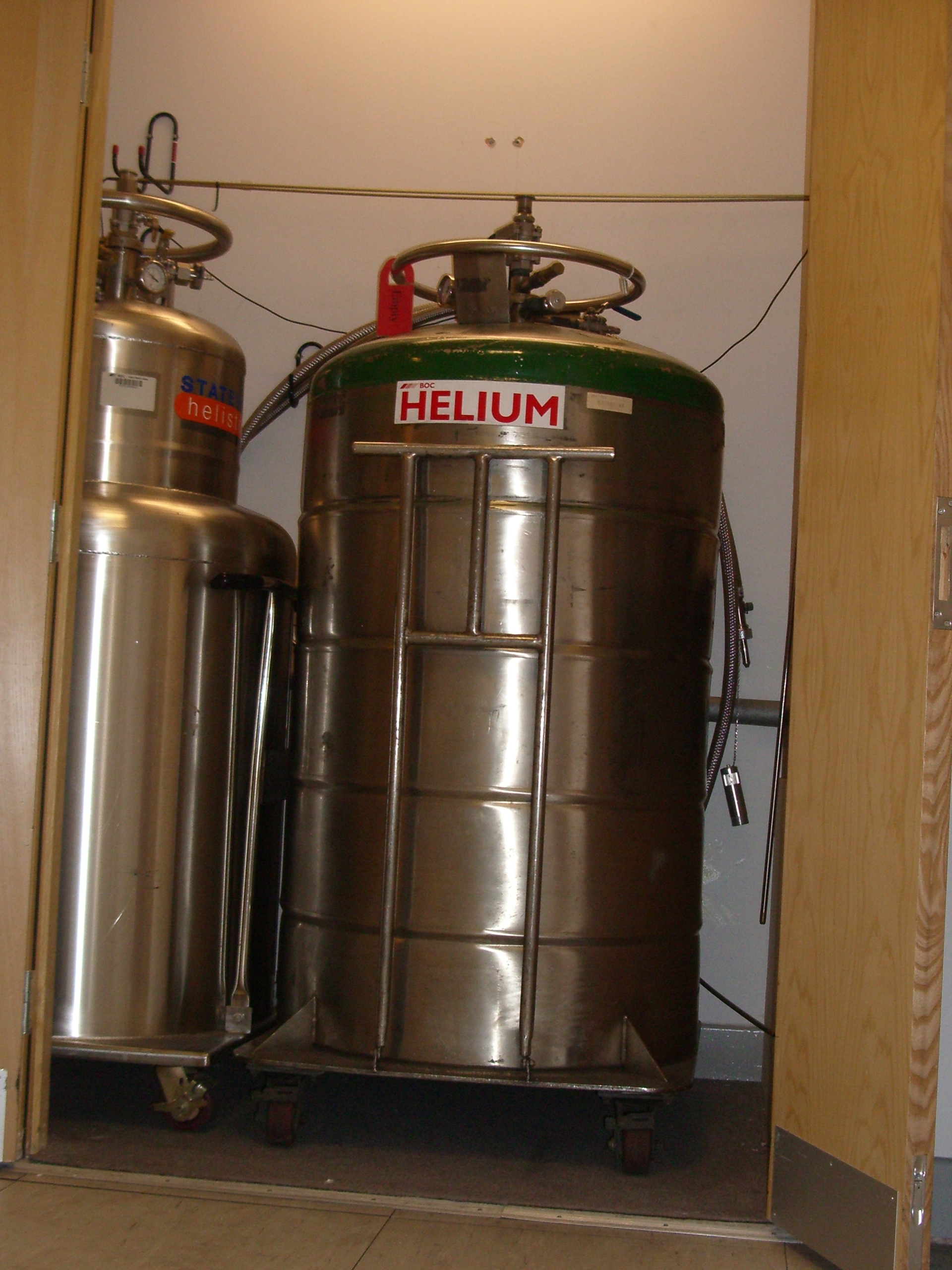 Helium Storage Area.