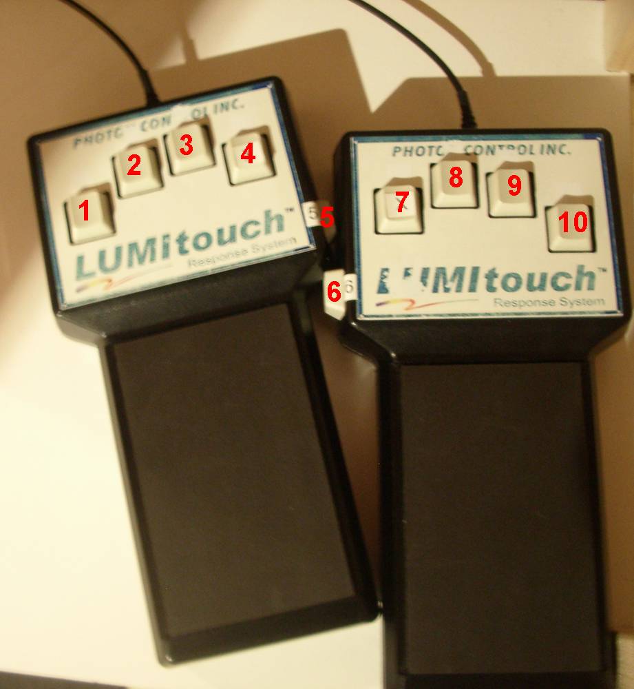 Lumitouch / Response Device Mapping